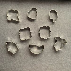 8 celebration cookie cutters